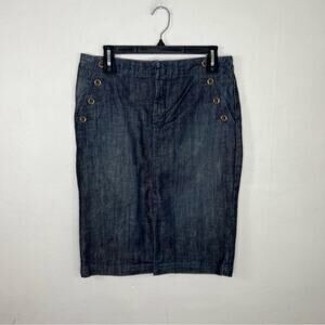 Anthropologie Level 99 Denim Pencil Skirt Size 30